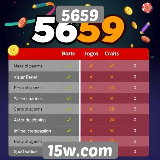 Comparativa entre o site 5659 e outras plataformas de jogos