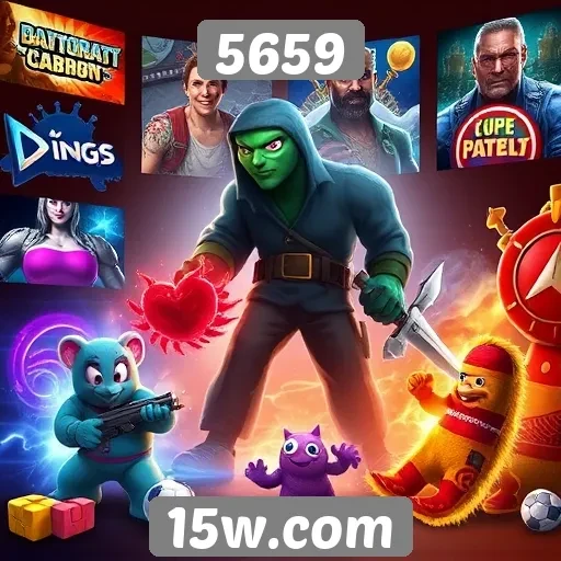 Análise da biblioteca de jogos do site 5659