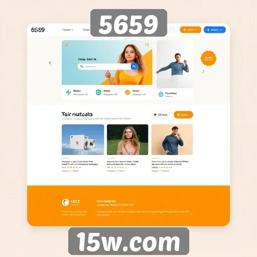 Inovação na interface do site 5659 para usuários