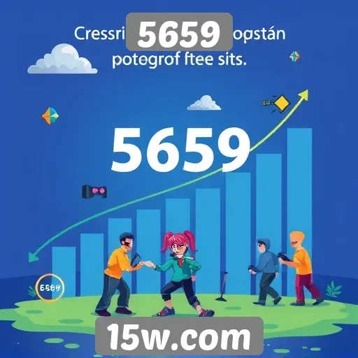 Histórico de crescimento do número de usuários do site 5659