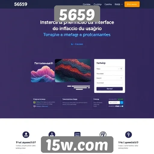 Evolução da interface do usuário no site 5659